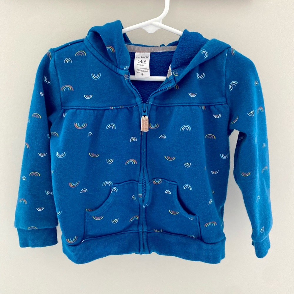 Carter’s 24M Toddler Rainbow Zip Up Jacket